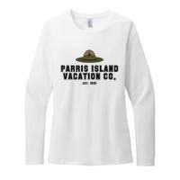 Funny Parris Island Vacation Company Design Womens CVC Long Sleeve Shirt