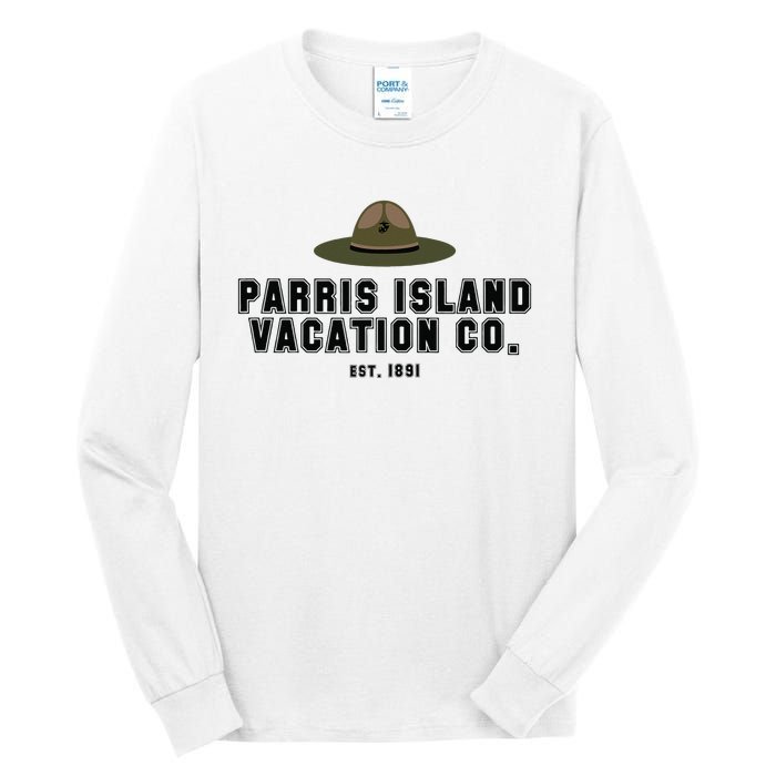 Funny Parris Island Vacation Company Design Tall Long Sleeve T-Shirt