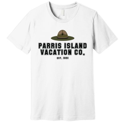 Funny Parris Island Vacation Company Design Premium T-Shirt