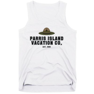 Funny Parris Island Vacation Company Design Tank Top