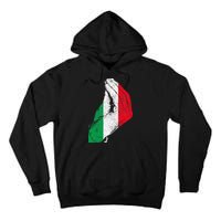 Flag Pride Italy Hand Gesture Italia Italian Tall Hoodie