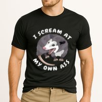 Funny Possum I Scream At My Own Trash Cat Opossum Meme Performance Shirt