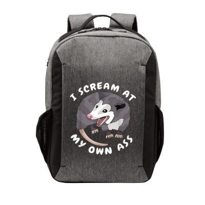 Funny Possum I Scream At My Own Trash Cat Opossum Meme Vector Backpack