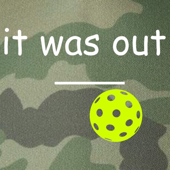 Funny Pickleball It Was Out Player Lover Friends  Legacy Tie Dye Trucker Hat