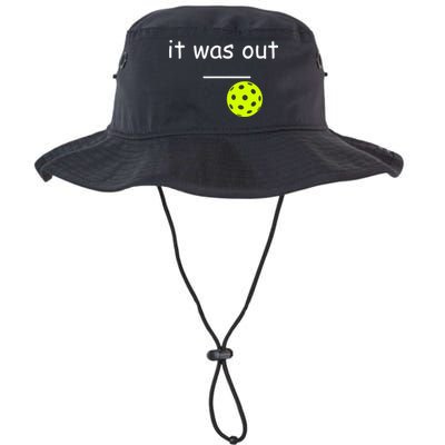 Funny Pickleball It Was Out Player Lover Friends  Bucket Hat