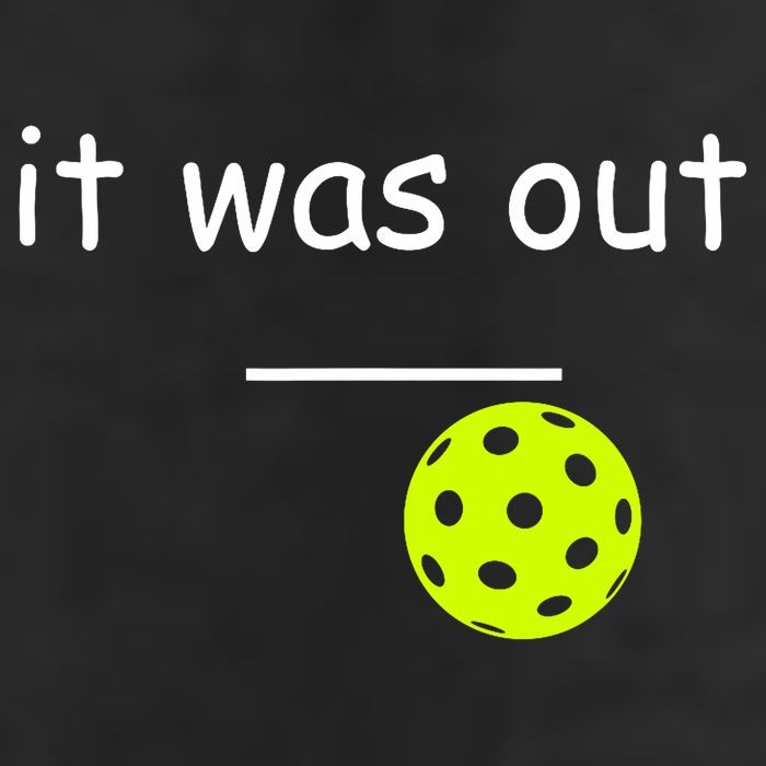 Funny Pickleball It Was Out Player Lover Friends  12oz Stainless Steel Coffee Mug