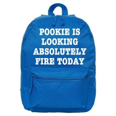 Funny Pookie Is Looking Absolutely Fire Today 16 in Basic Backpack