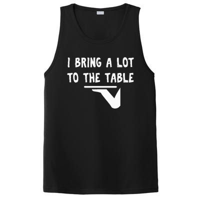 Funny Pun I Bring A Lot To The Table Funny Server PosiCharge Competitor Tank