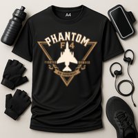F4 Phantom II Naval Fighter Bomber Jet Interceptor Aircraft Cooling Performance Crew T-Shirt