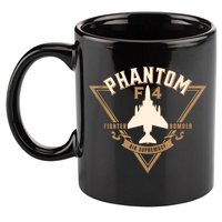 F4 Phantom II Naval Fighter Bomber Jet Interceptor Aircraft 11oz C Handle Ceramic Mug