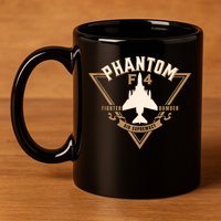 F4 Phantom II Naval Fighter Bomber Jet Interceptor Aircraft 11oz C Handle Ceramic Mug