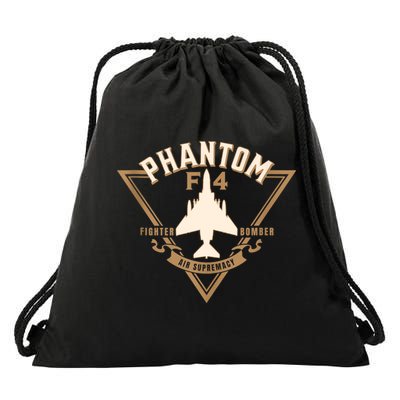 F4 Phantom II Naval Fighter Bomber Jet Interceptor Aircraft Drawstring Bag