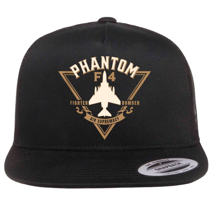 F4 Phantom II Naval Fighter Bomber Jet Interceptor Aircraft Flat Bill Trucker Hat