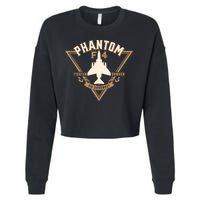 F4 Phantom II Naval Fighter Bomber Jet Interceptor Aircraft Cropped Pullover Crew