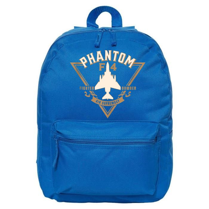 F4 Phantom II Naval Fighter Bomber Jet Interceptor Aircraft 16 in Basic Backpack