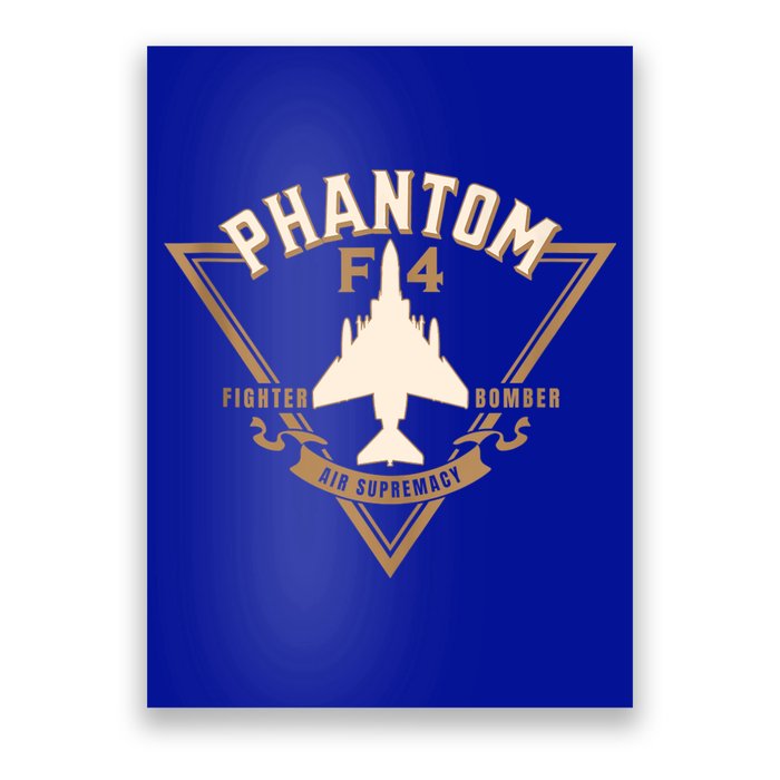 F4 Phantom II Naval Fighter Bomber Jet Interceptor Aircraft Poster