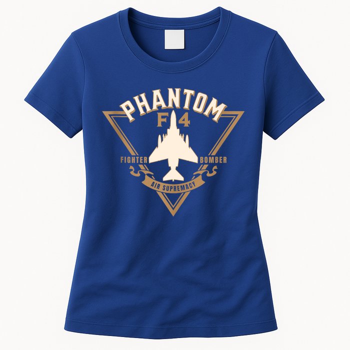 F4 Phantom II Naval Fighter Bomber Jet Interceptor Aircraft Womens T-Shirt