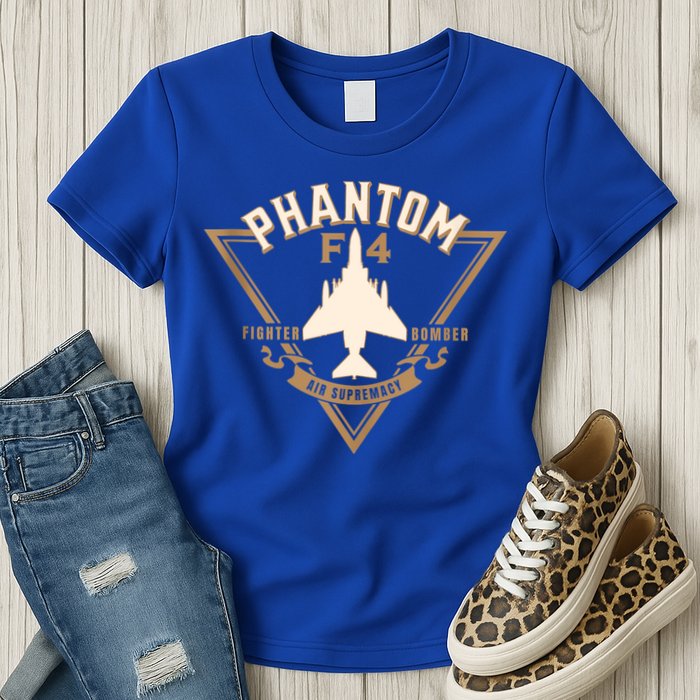 F4 Phantom II Naval Fighter Bomber Jet Interceptor Aircraft Womens T-Shirt