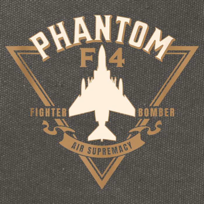 F4 Phantom II Naval Fighter Bomber Jet Interceptor Aircraft Cotton Canvas Backpack