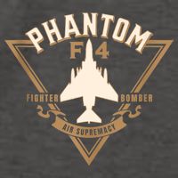 F4 Phantom II Naval Fighter Bomber Jet Interceptor Aircraft Vector Backpack