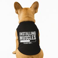 Funny Panda Installing Muscles Please Wait Gym Fitness Doggie Tank