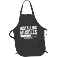 Funny Panda Installing Muscles Please Wait Gym Fitness Apron