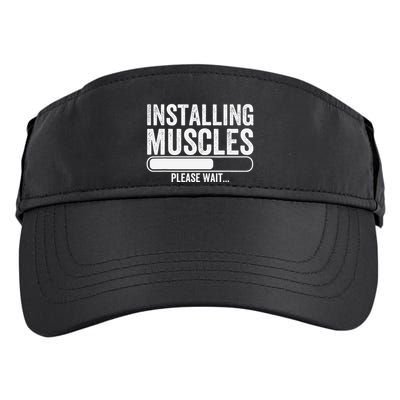 Funny Panda Installing Muscles Please Wait Gym Fitness Adult Drive Performance Visor