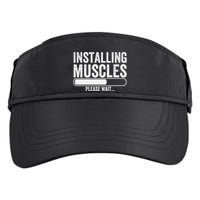 Funny Panda Installing Muscles Please Wait Gym Fitness Adult Drive Performance Visor