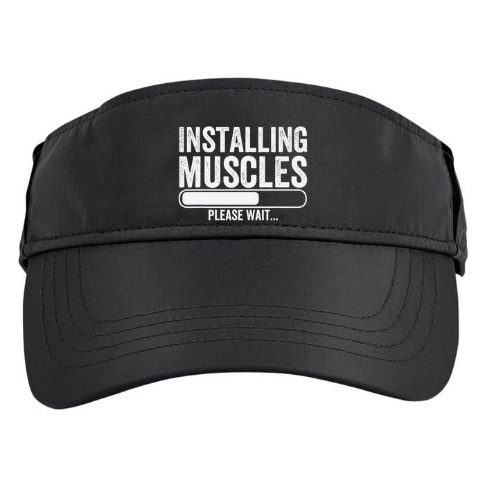 Funny Panda Installing Muscles Please Wait Gym Fitness Adult Drive Performance Visor