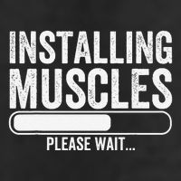 Funny Panda Installing Muscles Please Wait Gym Fitness Adult Drive Performance Visor