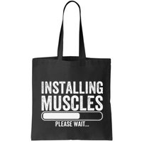 Funny Panda Installing Muscles Please Wait Gym Fitness Bag