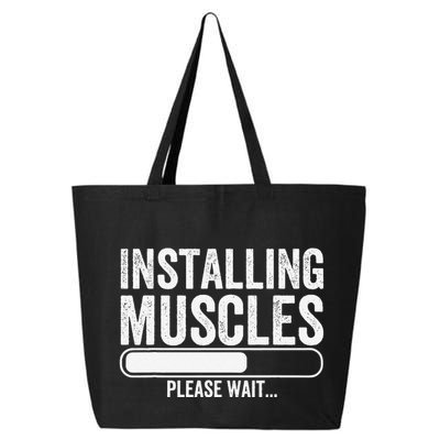 Funny Panda Installing Muscles Please Wait Gym Fitness 25L Jumbo Tote