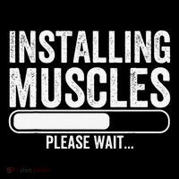 Funny Panda Installing Muscles Please Wait Gym Fitness Toddler Sweatshirt