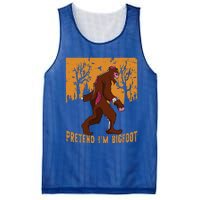 Funny Pretend Im Bigfoot Halloween Bigfoot Costume Gift Gift Mesh Reversible Basketball Jersey Tank