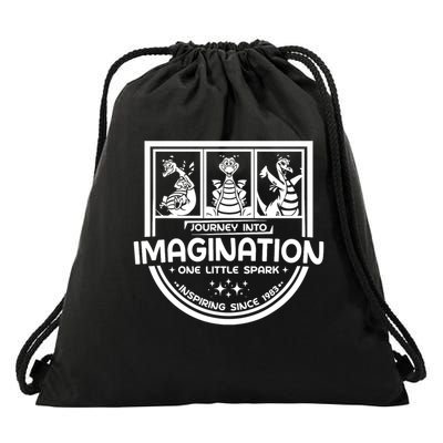 Figment Painting, Imagination Journey, Little Spark, Ride  Drawstring Bag