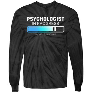 Future Psychologist In Progress Psychology Graduation Tie-Dye Long Sleeve Shirt