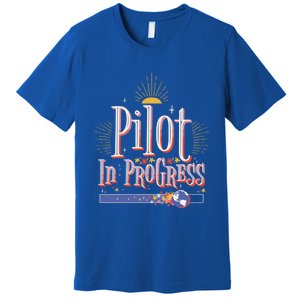 Future Pilot In Progress Great Gift Premium T-Shirt