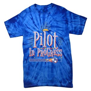 Future Pilot In Progress Great Gift Tie-Dye T-Shirt