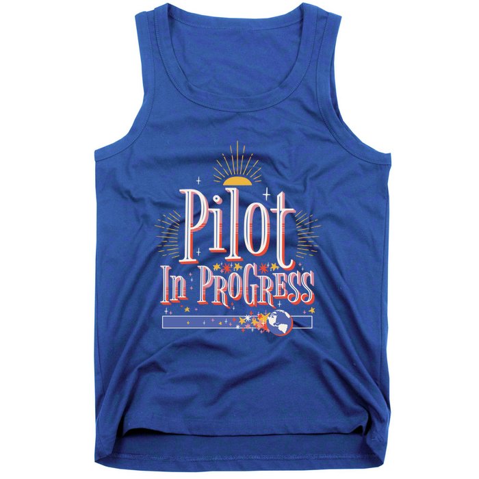 Future Pilot In Progress Great Gift Tank Top