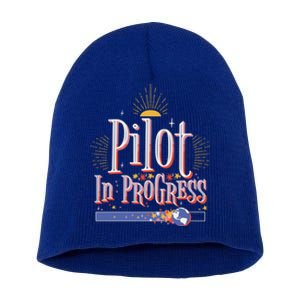 Future Pilot In Progress Great Gift Short Acrylic Beanie