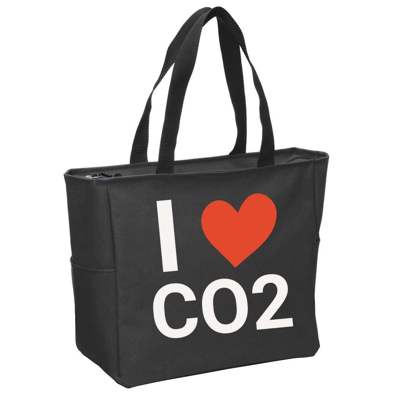 Funny Politically Incorrect Climate Hoax Zip Tote Bag