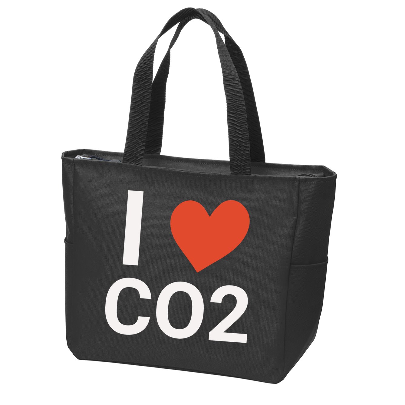 Funny Politically Incorrect Climate Hoax Zip Tote Bag