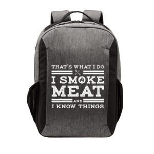 Funny Pitmaster I Smoke Meat BBQ Smoker Grill Gift Vector Backpack