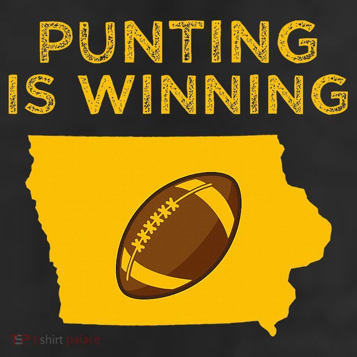 funny punting is winning iowa I cheer For The Punter Cool Comfort Performance Bucket Hat
