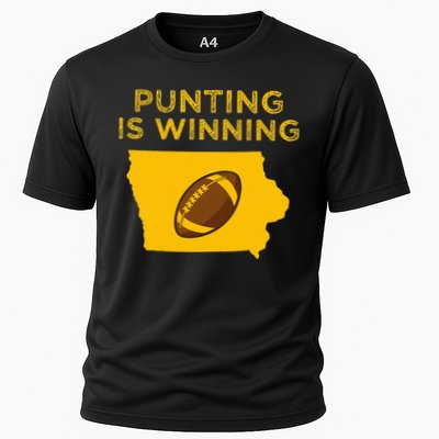 funny punting is winning iowa I cheer For The Punter Performance Shirt
