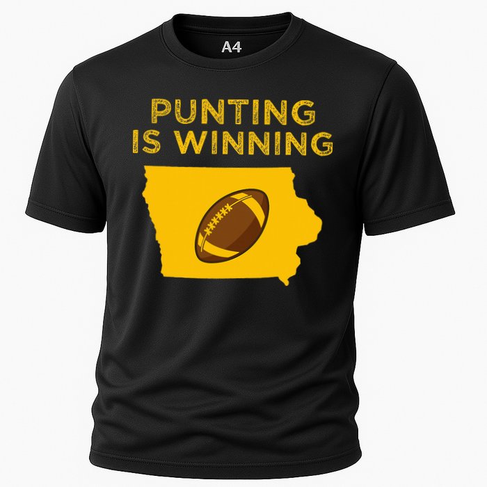funny punting is winning iowa I cheer For The Punter Performance Shirt