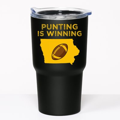 funny punting is winning iowa I cheer For The Punter Tumbler