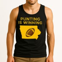 funny punting is winning iowa I cheer For The Punter Tank Top