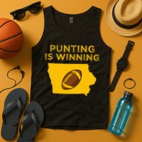 funny punting is winning iowa I cheer For The Punter Tank Top