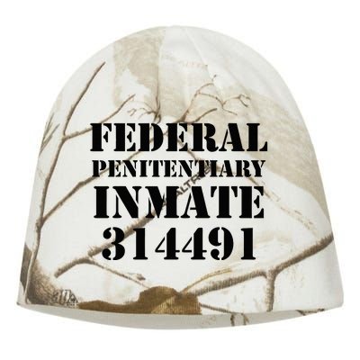 Federal Penitentiary Inmate Funny Halloween Prisoner Costume Kati - Camo Knit Beanie